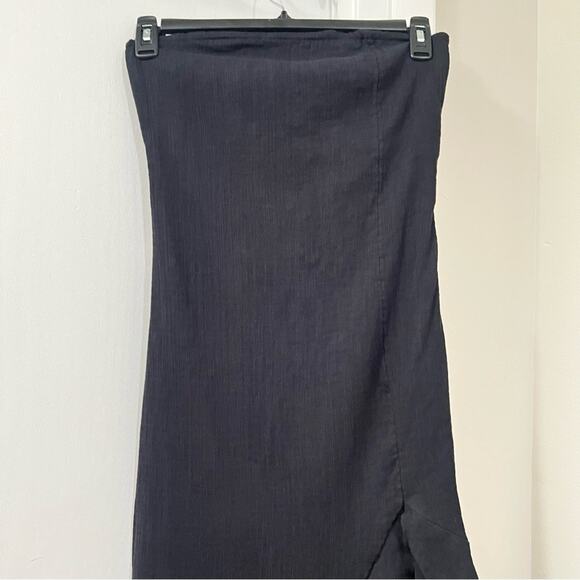 Free People Black Made Me Blush Midi Size Large - Picture 7 of 15